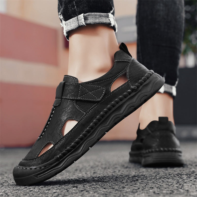 Damen Bequeme Freizeitsandalen mit atmungsaktivem Design und verstellbarem Riemen EB