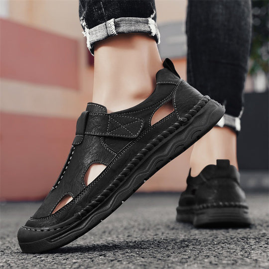 Damen Bequeme Freizeitsandalen mit atmungsaktivem Design und verstellbarem Riemen EB