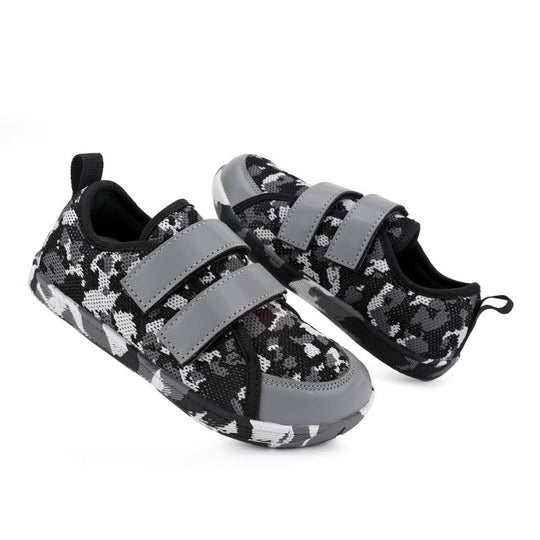 Damen Sportliche Klett-Sneaker mit atmungsaktivem Mesh und rutschfester Sohle EB
