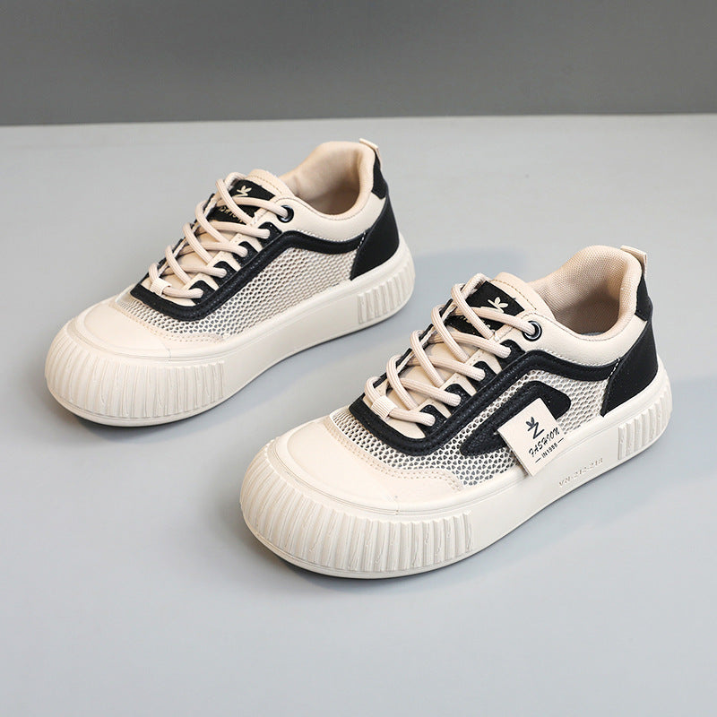 Damen modische Sneakers mit atmungsaktiver Mesh-Oberfläche und dämpfender Sohle EB