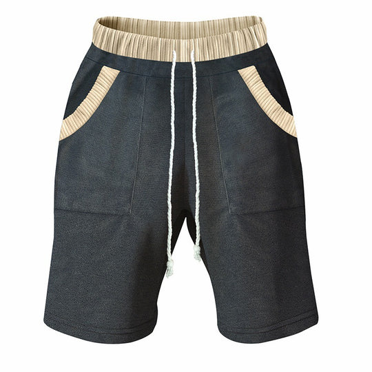 Herren Freizeit-Shorts mit elastischem Bund und praktischen Seitentaschen EB