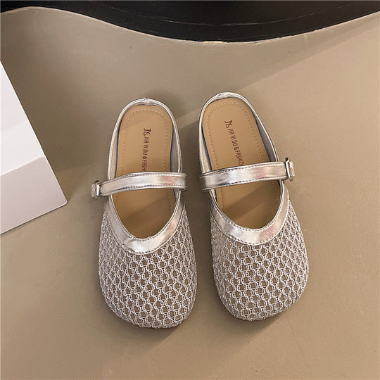 Damen Bequeme und elegante Ballerinas mit verstellbarem Riemen EB