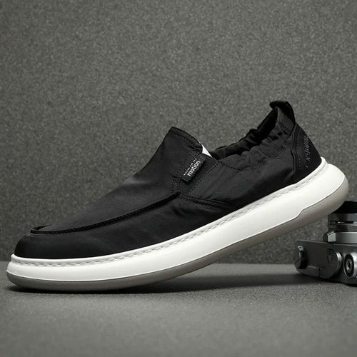 Damen Slip-On Sneakers mit elastischem Komfort und rutschfester Sohle EB