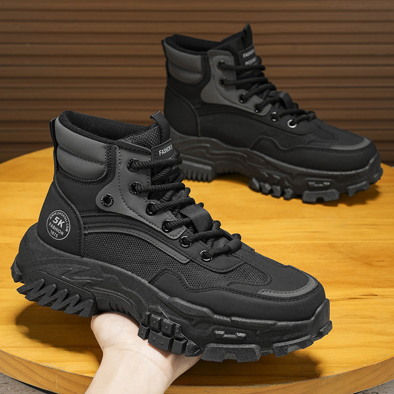 Damen Modische Winterstiefel mit rutschfester Sohle und hoher Knöchelhöhe EB