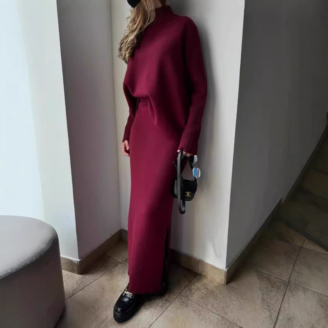 Damen Strickkleid mit elegantem Schnitt und lässigem Look EB