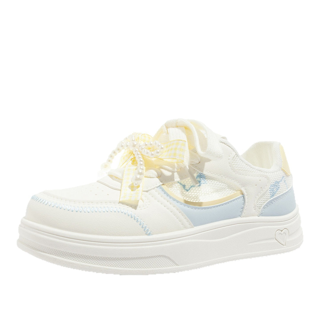Damen Modische Sneakers mit verspieltem Design und gepolstertem Komfort EB