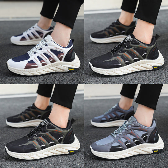 Damen Sportliche Trail-Sneaker mit stoßdämpfender Sohle und atmungsaktivem Obermaterial EB