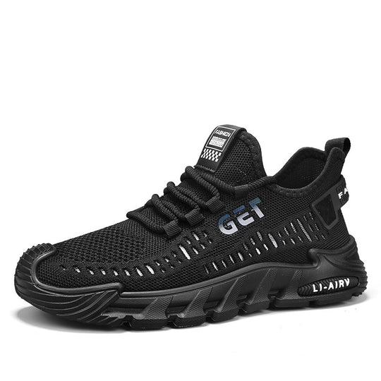 Damen Atmungsaktive Fitness Sneakers mit stoßdämpfender Sohle EB