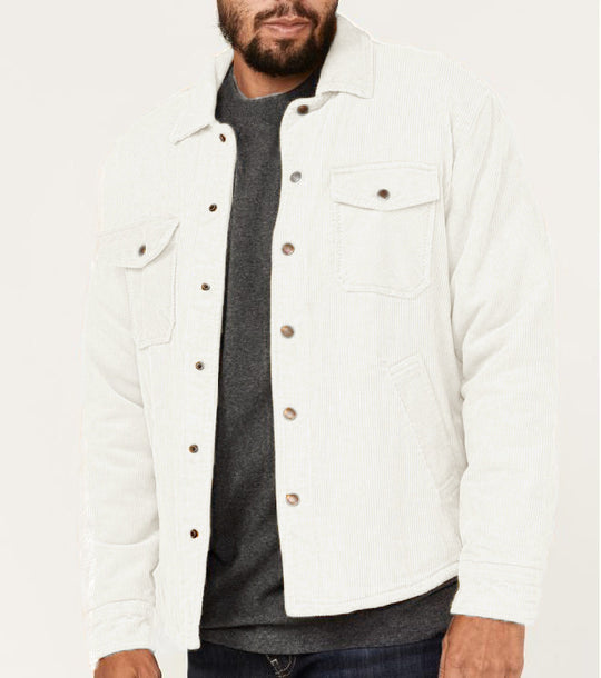 Herren Cordjacke mit praktischen Brusttaschen und weichem Innenfutter EB