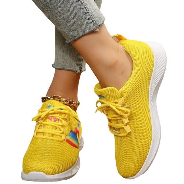 Damen Sportliche Lauf-Sneaker mit auffälligem Design EB