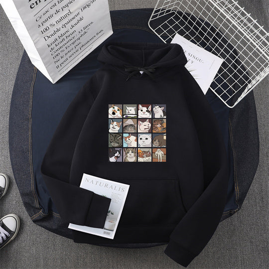 Damen Sweatshirt mit Tier-Motiv EB