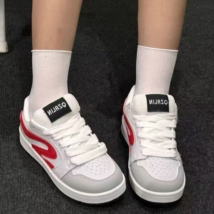 Damen Sneakers im lässigen Streetwear-Stil mit atmungsaktivem Obermaterial und dämpfender Sohle EB