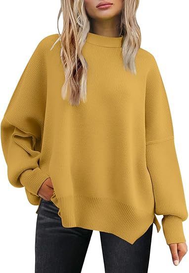Damen lockerer Strickpullover EB