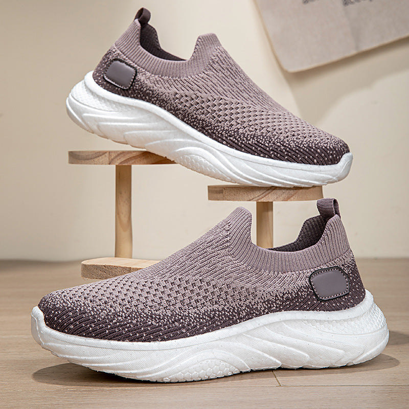 Damen Stretch-Sneaker mit atmungsaktivem Obermaterial und dämpfender Sohle EB