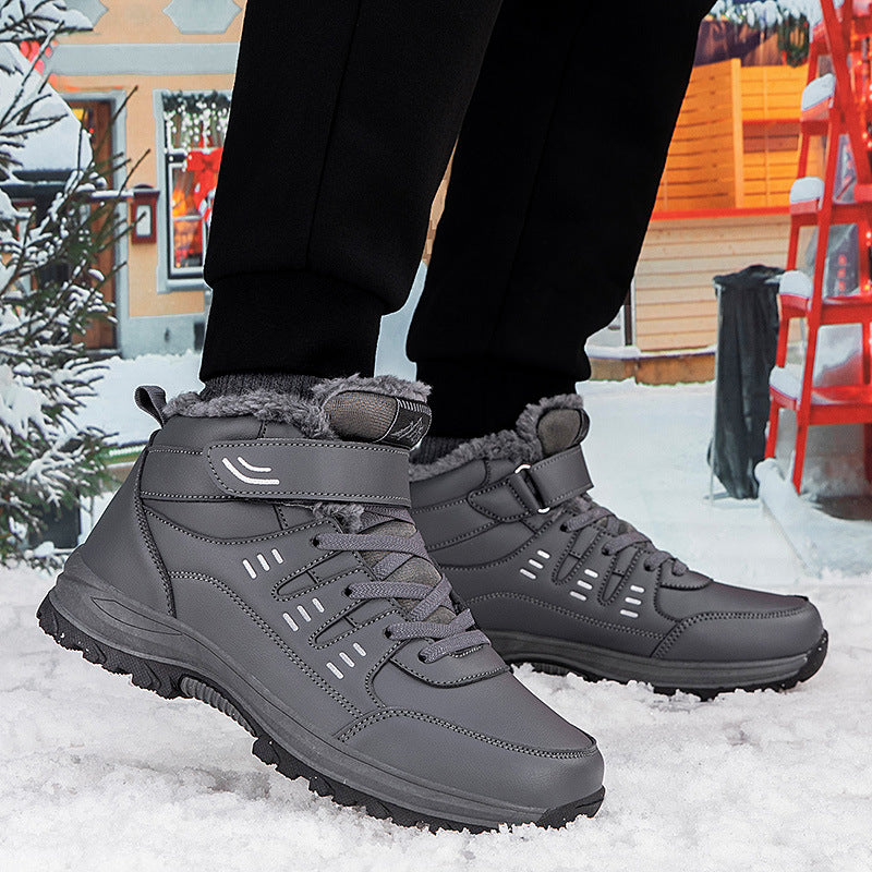 Damen Winterfest und isolierte Wanderboots mit Klettverschluss EB