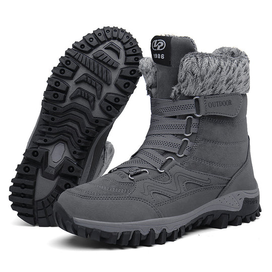 Damen Outdoor-Winterstiefel mit rutschfester Sohle und isolierendem Innenfutter EB
