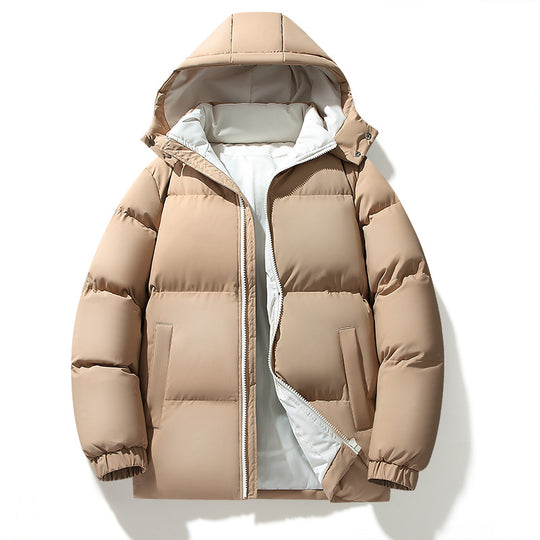 Herren urbaner Kapuzen-Steppanorak mit mattierter Oberfläche und isolierender Füllung EB
