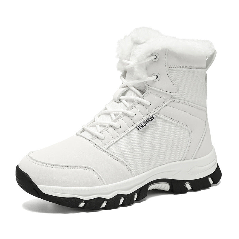 Damen gefütterte Winterstiefel mit rutschfester Profilsohle und komfortablem Innenfutter EB