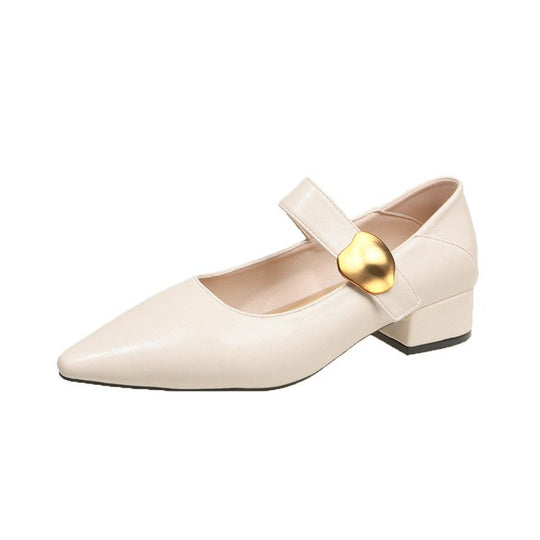 Damen elegante Pumps mit verstellbarem Riemen und edlem Design EB