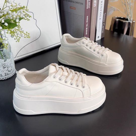 Damen modische Plateau Sneakers mit bequemer Innensohle und rutschfester Sohle EB