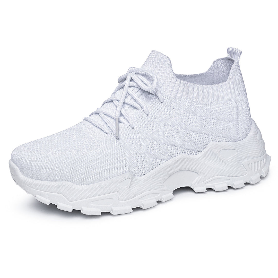 Damen Sportliche Strick-Sneaker mit rutschfester Laufsohle EB