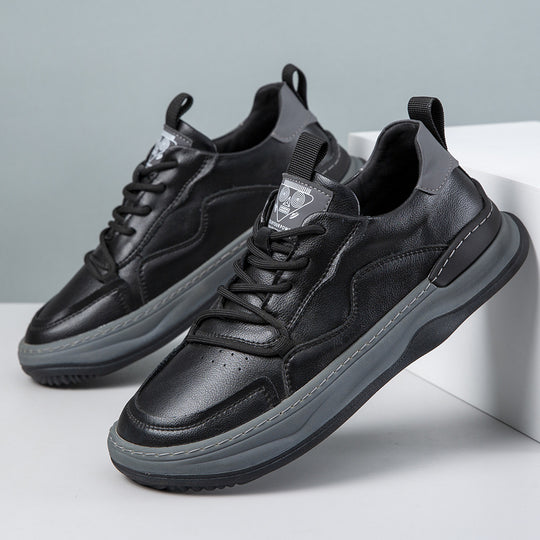 Damen Sportliche Ledersneaker mit komfortabler Sohle EB