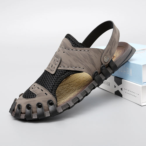 Damen Sportliche Aqua-Sandalen mit atmungsaktiver Netzstruktur und rutschfester Sohle EB