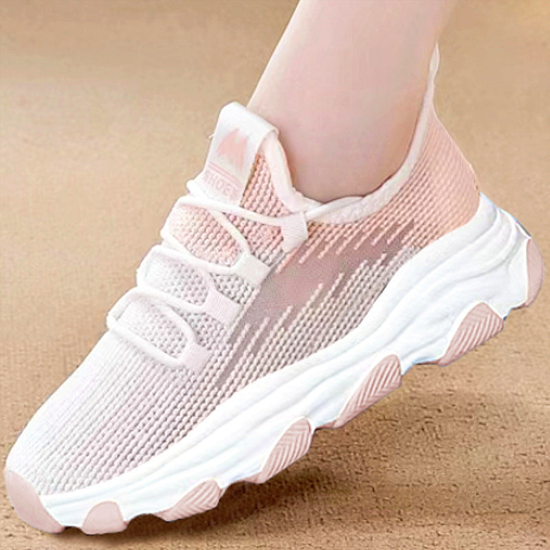 Damen Sportliche Flex-Sneakers mit atmungsaktivem Obermaterial und dämpfender Sohle EB