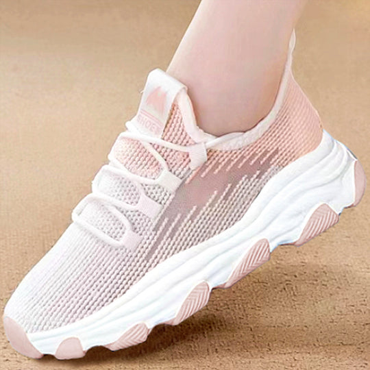 Damen Sportliche Flex-Sneakers mit atmungsaktivem Obermaterial und dämpfender Sohle EB