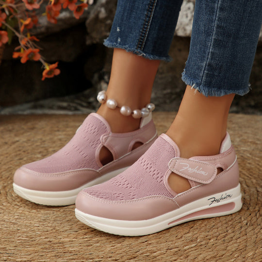 Damen Komfortable Slip-On Sneakers EB