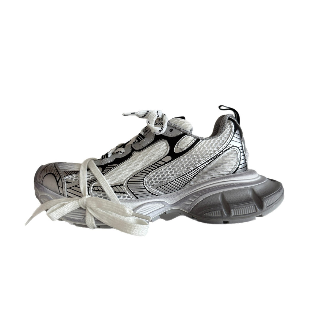 Damen Sportliche Sneakers im modernen Chunky-Design mit atmungsaktiver Obermaterialkombination und rutschfester Sohle EB