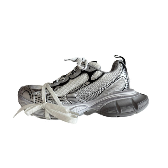 Damen Sportliche Sneakers im modernen Chunky-Design mit atmungsaktiver Obermaterialkombination und rutschfester Sohle EB