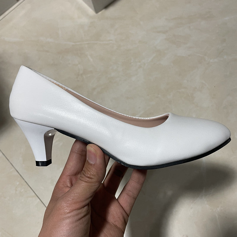 Damen elegante Pumps mit geschwungenem Absatz und komfortabler Fußbettgestaltung EB