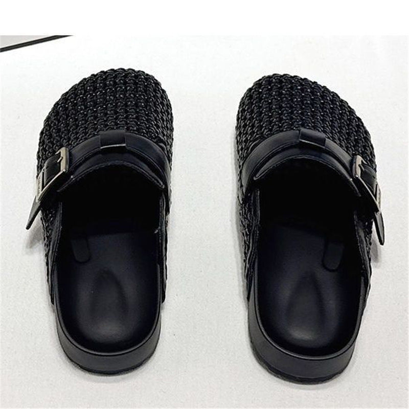 Damen komfortable Clogs mit modischem Riemendesign EB