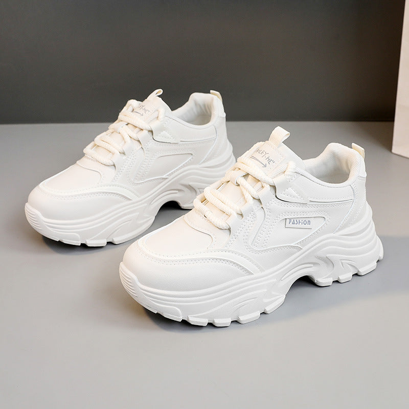 Damen Sportliche Chunky Sneakers mit rutschfester Sohle und dämpfendem Fußbett EB