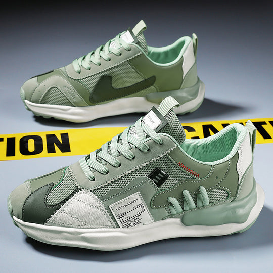 Damen sportliche Sneakers mit atmungsaktivem Obermaterial und flexiblem Design EB