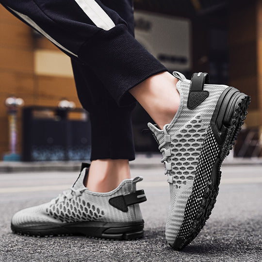 Damen Sportliche Lauf-Sneaker mit atmungsaktivem Mesh-Obermaterial und dämpfender Sohle EB