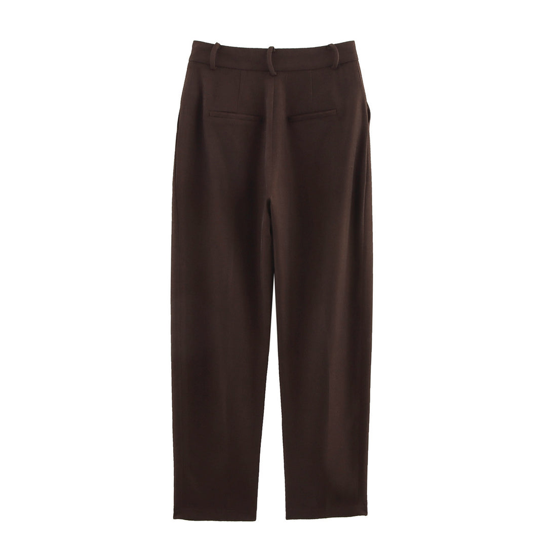 Damen Hochwertige und bequeme Anzughose mit eleganter Faltenlegung EB