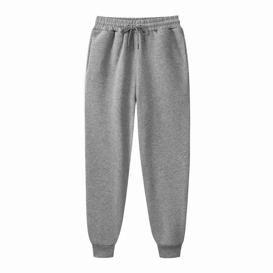 Damen Bequeme Sporthose mit elastischem Bund und Seitentaschen EB