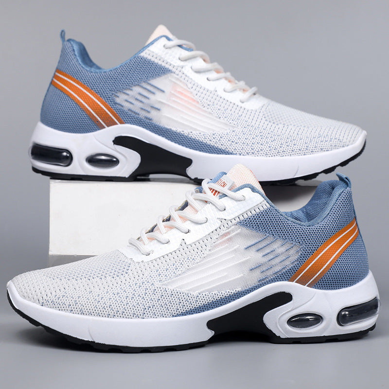 Damen Komfortable Dämpfungs-Sneaker mit atmungsaktiver Mesh-Oberfläche und elastischer Konstruktion EB