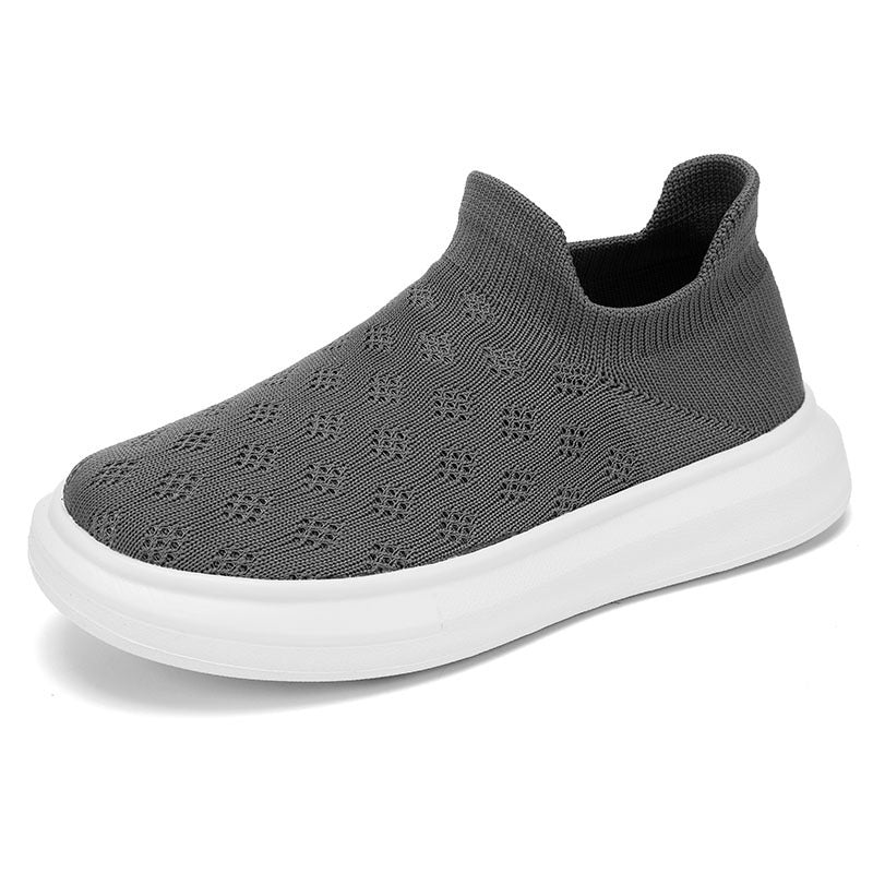 Damen Bequeme Slip-On Sneakers mit atmungsaktivem Obermaterial und flexibel gestalteter Sohle EB
