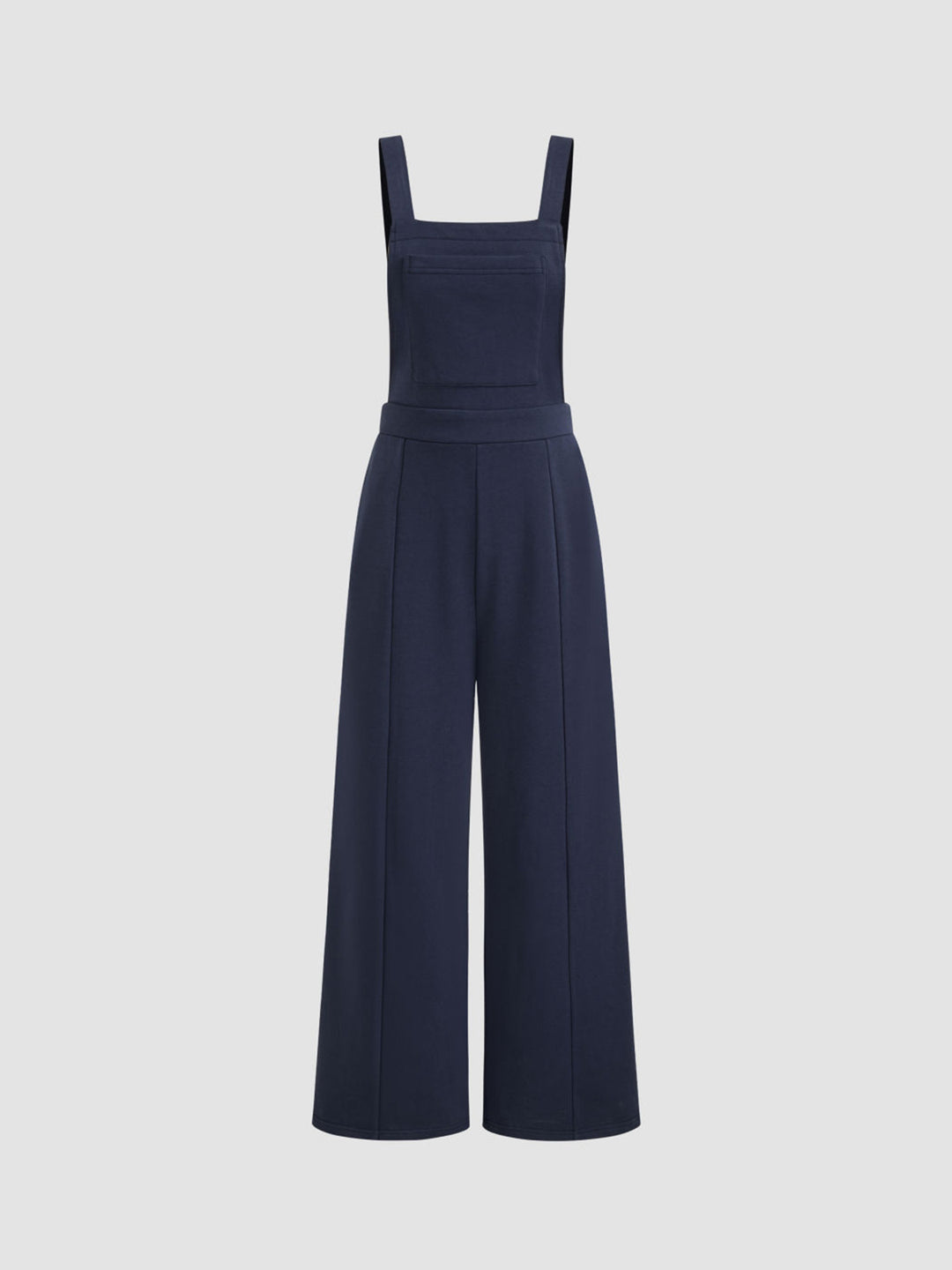 Damen Overall mit weitem Bein und praktischen Taschen EB