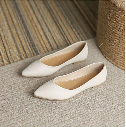Damen Elegante Ballerinas mit spitzem Design und weich gepolsterter Innensohle EB