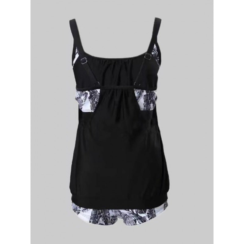 Damen Tankini-Set mit raffinierten Rüschendetails und sportlichem Schnitt EB