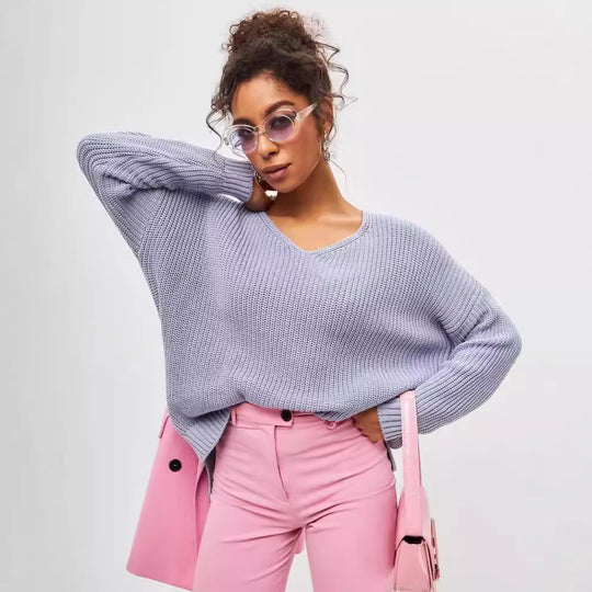Damen oversized Strickpullover EB