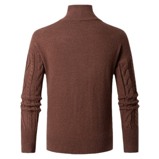 Herren Strickjacke mit eleganten Kabelmustern EB