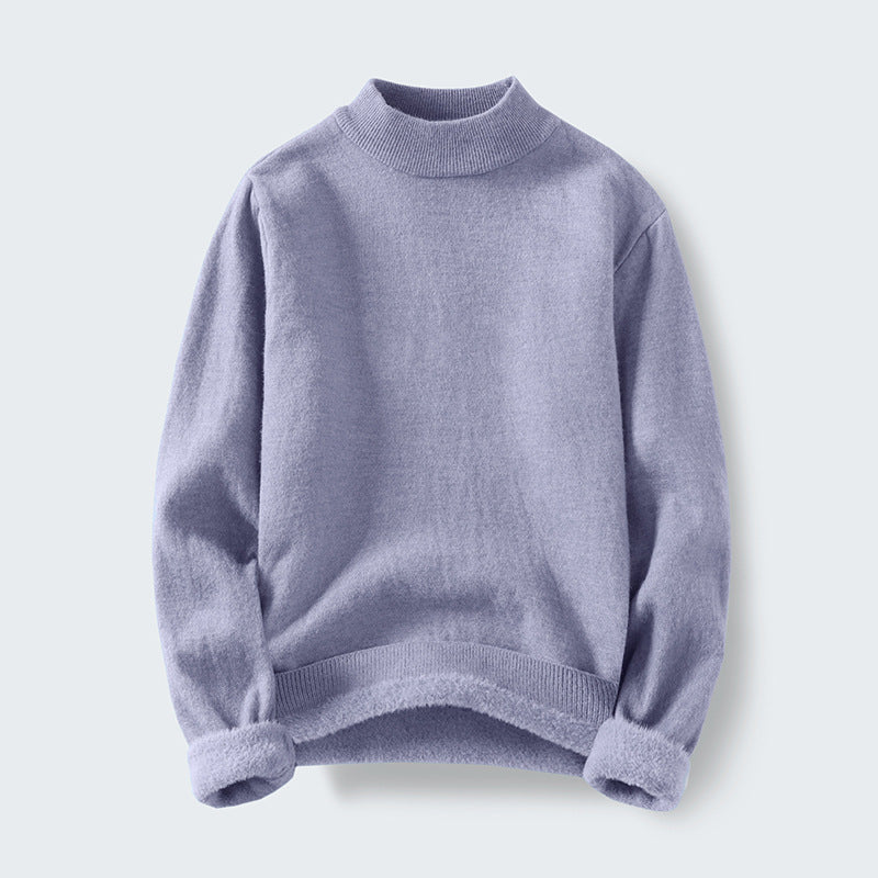 Damen Kuscheliger Stehkragenpullover EB