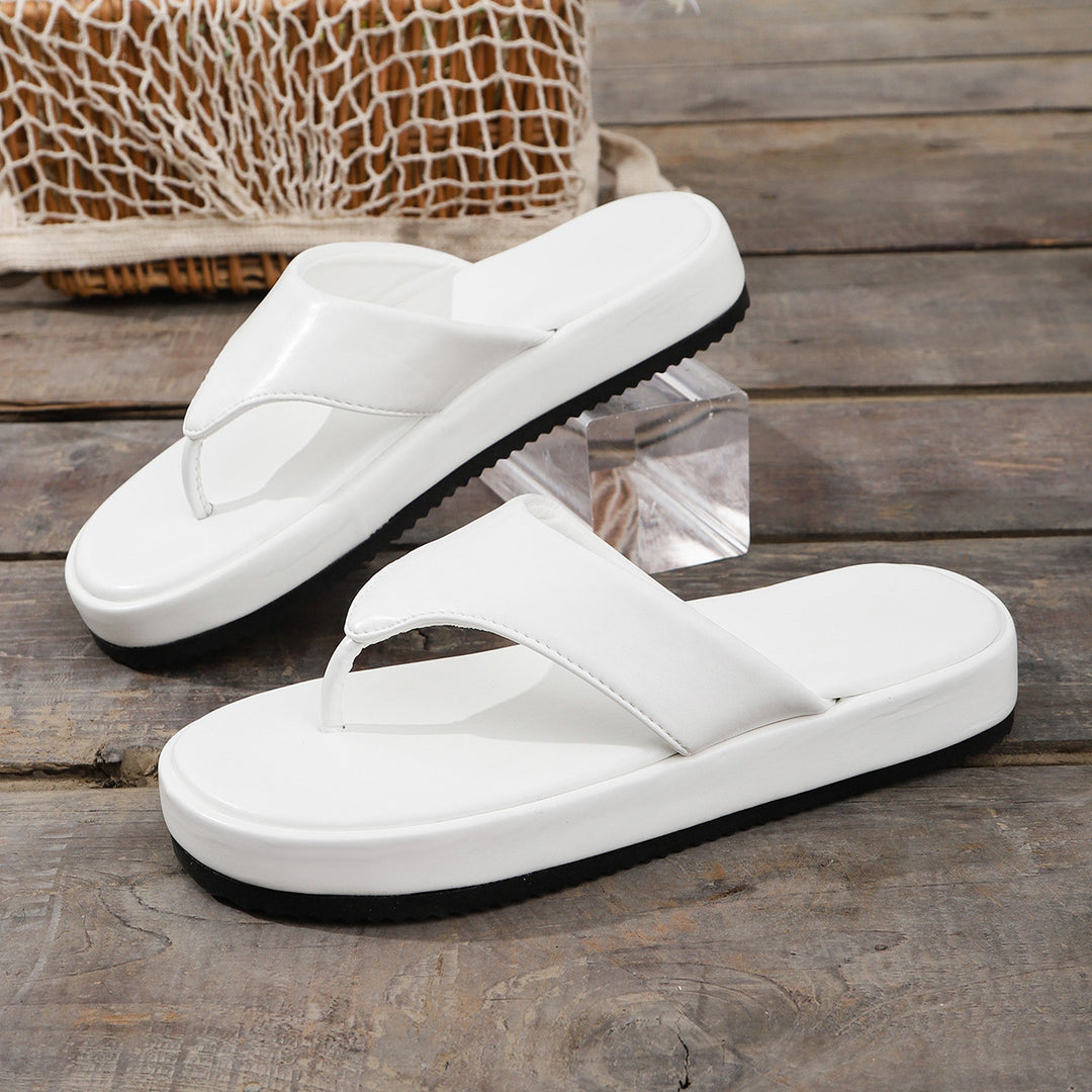Damen Komfortable Zehensandalen mit ergonomischem Fußbett und rutschfester Sohle EB