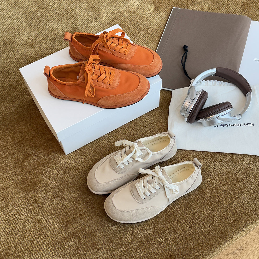 Damen Sportliche Sneakers mit dämpfender Sohle und atmungsaktivem Obermaterial EB