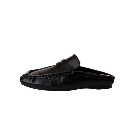 Damen Mokassins aus hochwertigem Leder mit elegantem Riemendesign EB